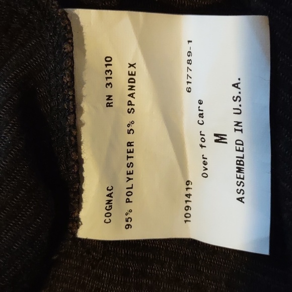 I N San Francisco Long Sleeve Brown with Black Stripes Sweater, Cinched at Waist - Picture 7 of 8